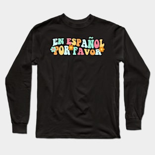 Spanish Teacher Bilingual Women Long Sleeve T-Shirt